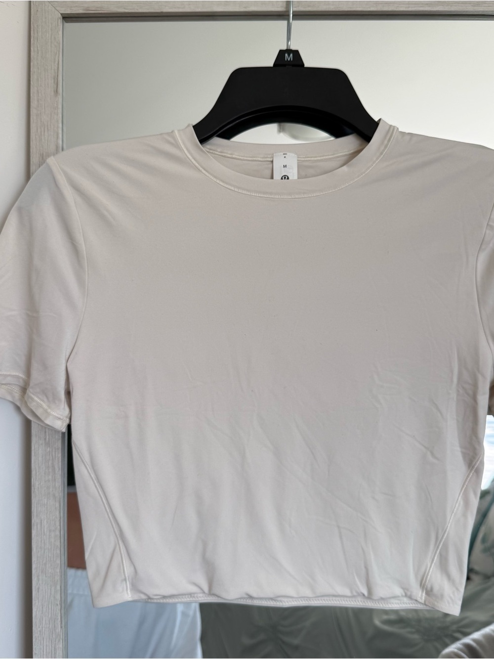 Lululemon Light Beige Crop Soft